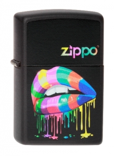 Zippo Rainbow Lips